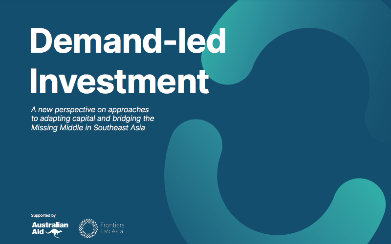 View of cover of report Demand-led Investment